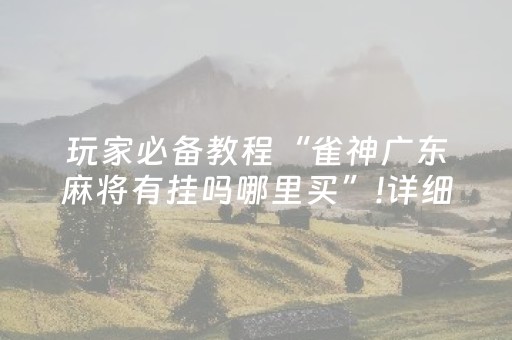 实测结果“微乐插件程序教程（助赢神器通用版）