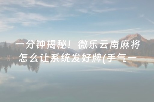 胜率设置方法“微乐捉鸡开挂视频（专用辅牌神器免安装）