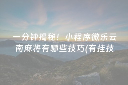 实测分享“微乐麻将自建房输赢规律（助赢神器通用版）