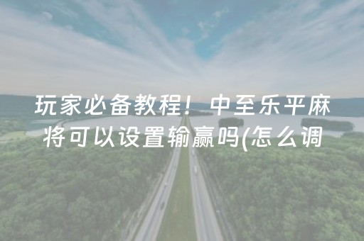 终于发现“微乐江苏麻将助赢神器（专用辅牌神器免安装）