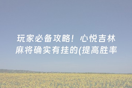 大神教教你“财神十三张开挂辅助器应用”（确实有插件吗)