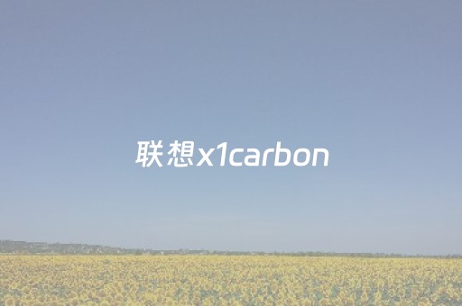 联想x1carbon（联想x1carbon
参数）