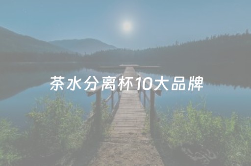 茶水分离杯10大品牌（茶水分离杯10大品牌有哪些）