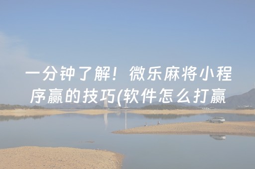 玩家必看攻略“微乐锄大地助赢神器购买”（神器通用版)