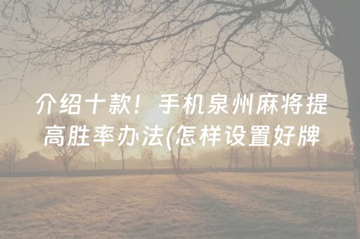安装程序教程“微乐填大坑为什么一直输”（发牌有什么规律吗)