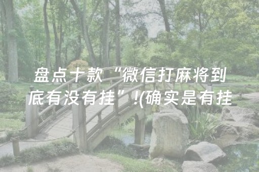 盘点十款“微信打麻将到底有没有挂”!(确实是有挂)-抖音
