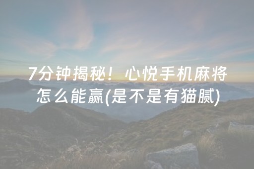 必备教程“微乐湖北麻将开挂神器”（小程序辅助软件)