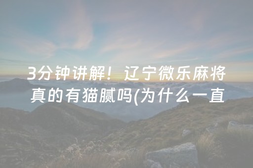 关于“微乐麻将一直输是被系统针对了吗”（神器最新免费)