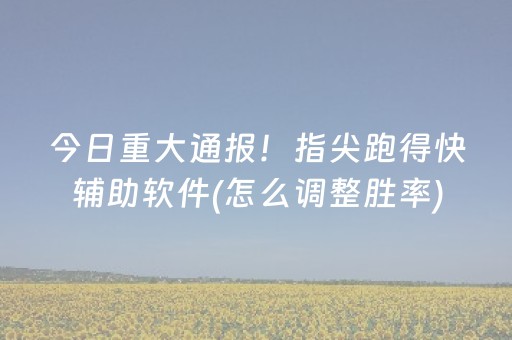 玩家必看科普“微乐辽宁麻将助赢神器”（专用神器)