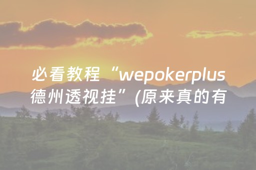 介绍十款“微信指尖跑得快小程序辅助器”（怎么设置能有好牌)