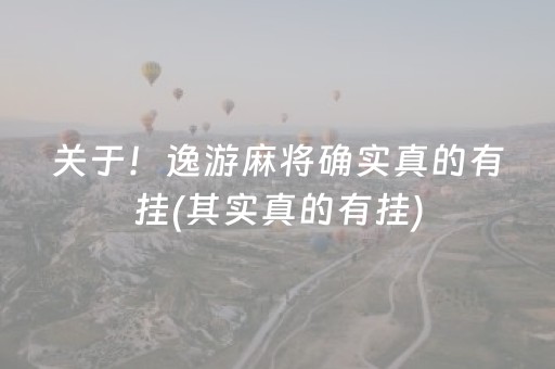 玩家必看科普“微乐安徽麻将输赢规律”（挂件神器)