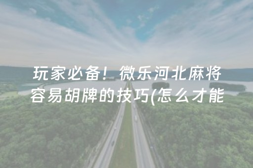 玩家必备“微信微乐保皇助赢神器”（免费辅助)