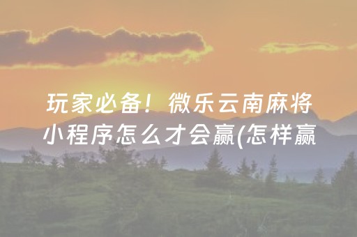 大神教教你“微信跑得快小程序怎么让系统发好牌”（透明器教程)