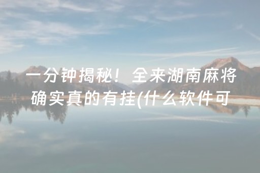 一分钟揭秘“微信微乐保皇助赢神器”（好友房怎么才能赢)