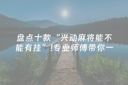 盘点十款“兴动麻将能不能有挂”!专业师傅带你一起了解（详细教程）-抖音