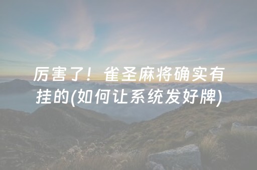 必看教程“小程序麻将控牌（专用辅牌神器免安装）