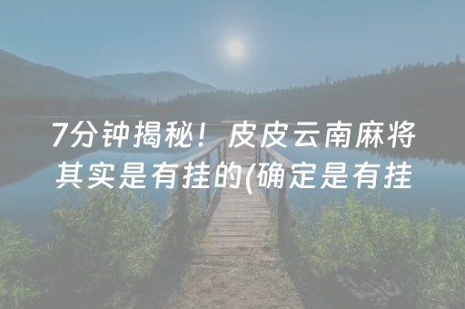 实测分享“普通麻将机胡牌神器（专用辅牌神器免安装）