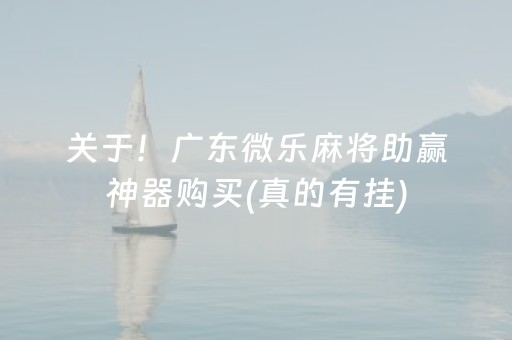 关于！广东微乐麻将助赢神器购买(真的有挂)