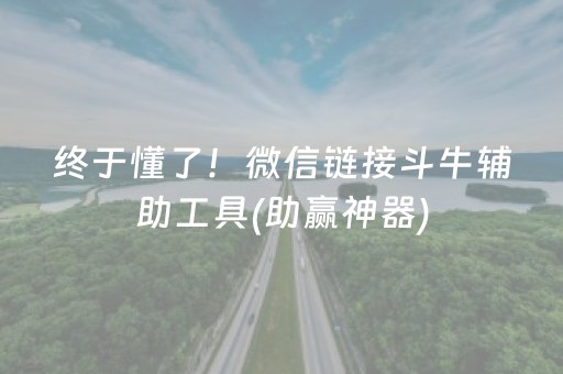 终于懂了！微信链接斗牛辅助工具(助赢神器)