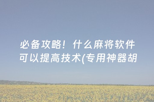 实测辅助“手机跑得快软挂神器（助赢神器通用版）