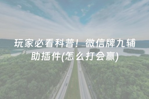 玩家必看科普！微信牌九辅助插件(怎么打会赢)