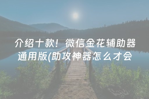 介绍十款！微信金花辅助器通用版(助攻神器怎么才会赢)