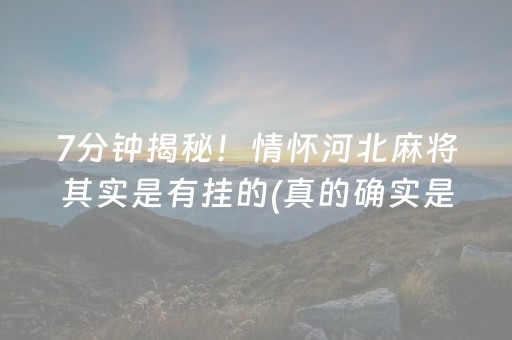 玩家实测“雀神开挂教程”（详细透视教程）-哔哩哔哩