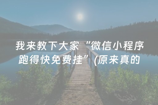 必备教程“微乐挖坑辅助器通用版”（专用神器下载)