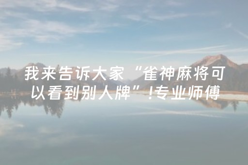 7分钟揭秘“微乐够级怎么拿到好牌”（挂件神器)