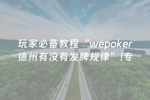 终于发现“微乐二七王开挂视频（专用辅牌神器免安装）