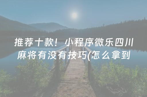 教程辅助“微乐陕西麻将插件免费（专用辅牌神器免安装）