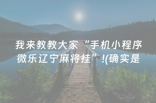 实测分享“功夫川麻小程序可以开挂吗”（详细透视教程）-哔哩哔哩
