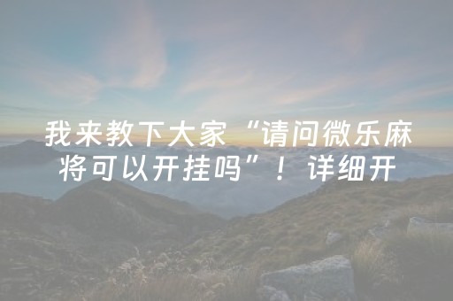 玩家实测“微乐海南麻将专用神器（助赢神器通用版）