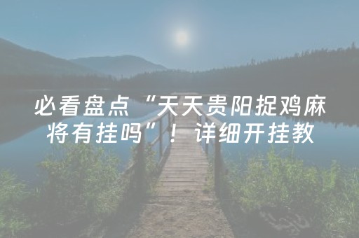 终于发现“全自动麻将机胡牌神器（专用辅牌神器免安装）