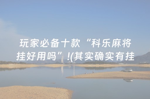 玩家必备十款“科乐麻将挂好用吗”!(其实确实有挂)-抖音