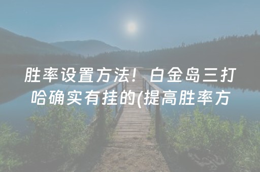 实测教程“微乐小程序赢牌技巧（助赢神器通用版）