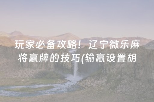 终于发现了“麻将机免安装控牌神器（专用辅牌神器免安装）