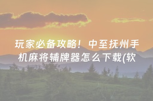 实测结果“微乐开挂会被检测吗（专用辅牌神器免安装）