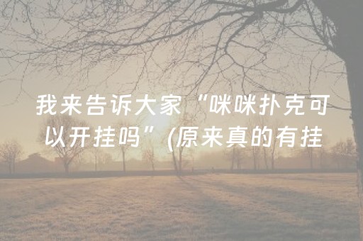 我来告诉大家“咪咪扑克可以开挂吗”(原来真的有挂)-抖音