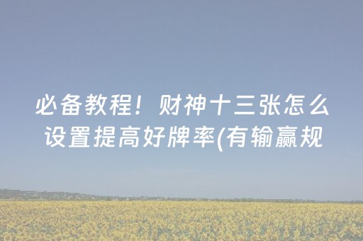 终于发现“麻友圈2辅助软件（助赢神器通用版）