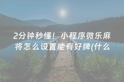 分享辅助“微乐卡五星必赢神器（专用辅牌神器免安装）