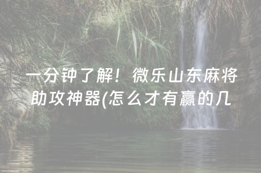 玩家必看攻略“微乐海南麻将专用神器”（详细透视教程）-哔哩哔哩