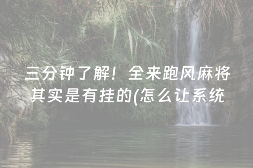 玩家实测“最新麻将解码器（助赢神器通用版）
