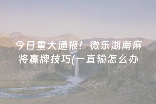 必看教程“雀神广东麻将有外挂吗（专用辅牌神器免安装）