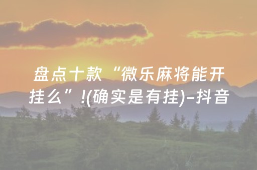 实测辅助“有没有免安装程序麻将机（专用辅牌神器免安装）