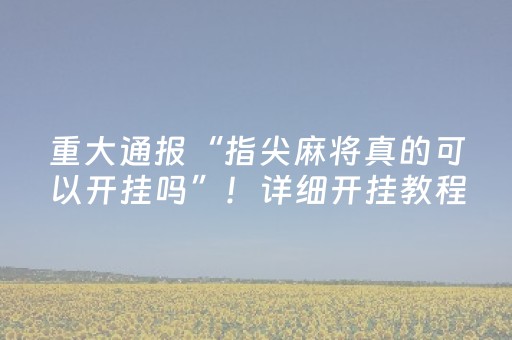 3分钟学会“微乐内蒙麻将怎样设置好牌（专用辅牌神器免安装）