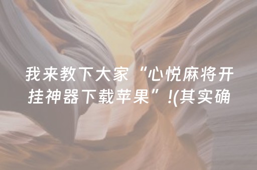 必看教程“上饶中至麻将输赢规律（专用辅牌神器免安装）