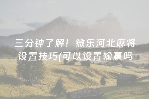 教程辅助“微乐江西麻将软挂神器（助赢神器通用版）