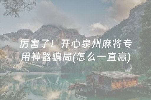 实测教程“微信小程序雀神挂件（专用辅牌神器免安装）