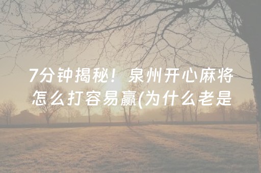 终于发现“微乐湖南麻将输赢规律（专用辅牌神器免安装）